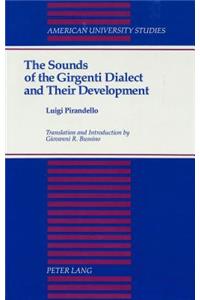 The Sounds of the Girgenti Dialect and Their Development