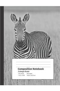 Zebra Composition Notebook