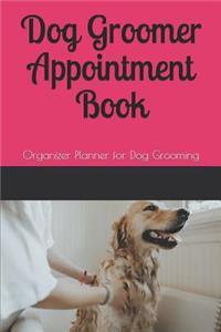 Dog Groomer Appointment Book