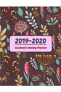 2019-2020 Academic Weekly Planner