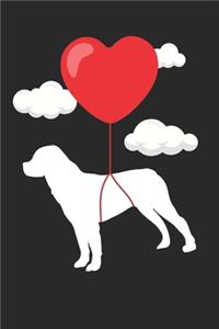 Rotweiler Journal - Rotweiler Notebook - Valentine's Day Gift for Rotweiler Lovers