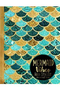 Mermaid Vibes Hair Stylist Appointment Book