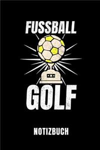 Fussballgolf Notizbuch
