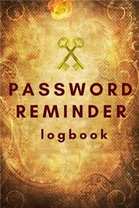 Password Reminder Logbook