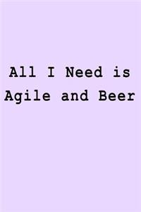 All I Need is Agile and Beer