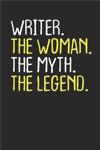 Writer. The Woman. The Myth. The Legend.