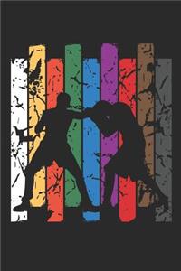 Fighting Boxers Silhouette