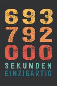 693 792 000 Sekunden Einzigartig