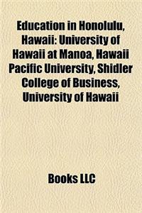 Education in Honolulu, Hawaii