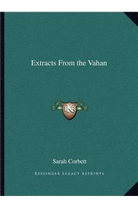 Extracts from the Vahan