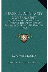 Personal And Party Government