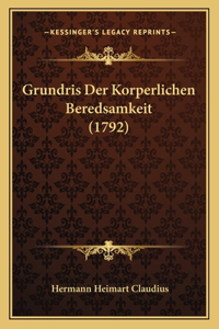 Grundris Der Korperlichen Beredsamkeit (1792)