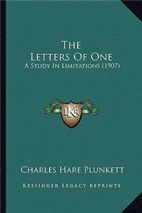 The Letters Of One