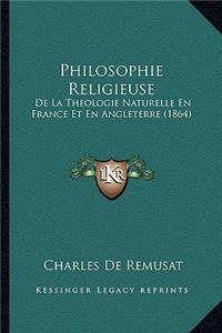 Philosophie Religieuse