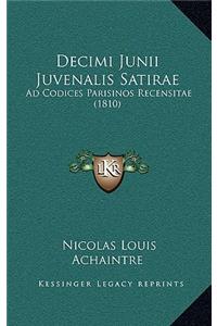 Decimi Junii Juvenalis Satirae