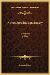 A Muhammedan Jogtudomany