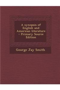 A Synopsis of English and American Literature