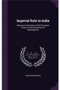 Imperial Rule in India