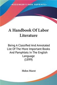 Handbook Of Labor Literature