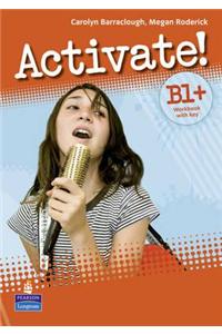 Activate! B1+ Workbook with Key and CD-ROM Pack