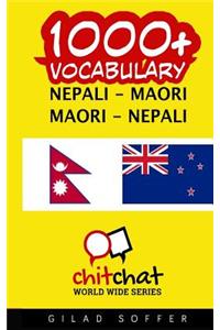 1000+ Nepali - Maori Maori - Nepali Vocabulary