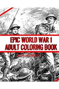 Epic World War 1 Adult Coloring Book