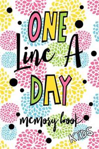 One Line A Day Memory Book Kids