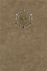 Monogram Scorpio Notebook