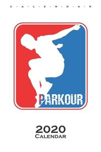 Parkour Logo Calendar 2020