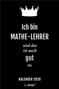 Kalender 2020 für Mathe-Lehrer