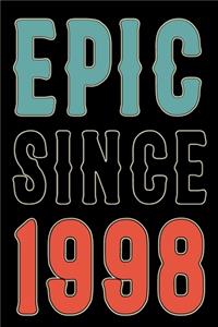 Epic Since 1998 Journal Notebook