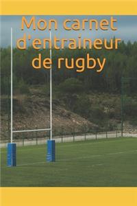 Mon carnet d'entraineur de rugby