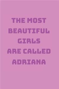 Adriana Girl Woman Notebook