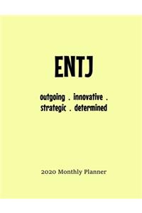 ENTJ Monthly Planner
