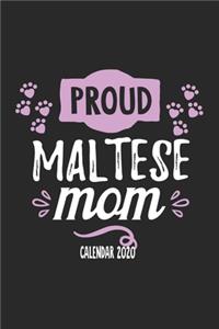 Proud Maltese Mom Calender 2020