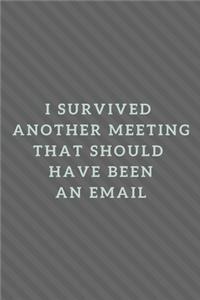 I Survived Another Meeting That Should Have Been An Email