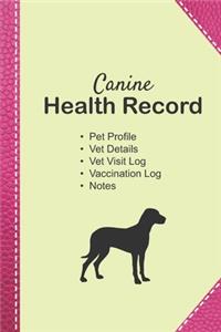 Canine health record