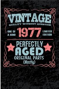 Vintage Quality Without Question One of a Kind 1977 Limited Edition Perfectly Aged Original Parts Mostly