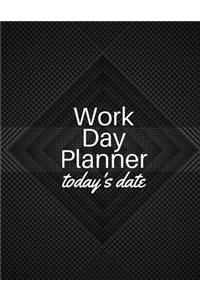 Work Day Planner Today's Date