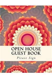 Open House Guest Book