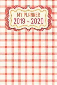 My Planner 2019 - 2020