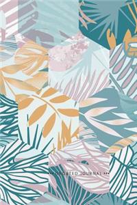 Geometric Leaves Undated Journal for the Ambitiously Non Ambitious Writers, List Makers & Drawers, Write Your Way Through Our Creative Journals, Planners & Notebooks