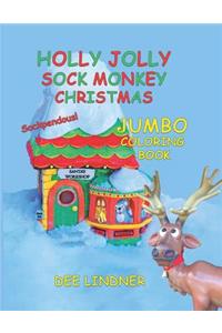 Holly Jolly Sock Monkey Christmas