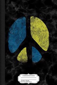 Peace Sign Composition Notebook