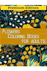 Flowers Coloring Books for Adults