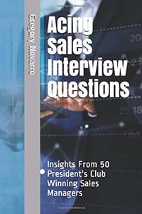 Acing Sales Interview Questions