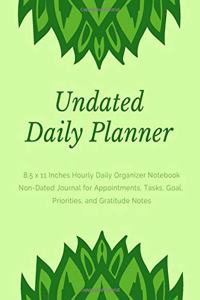 Undated Daily Planner