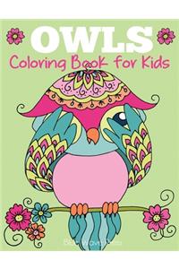 Owls Coloring Book for Kids