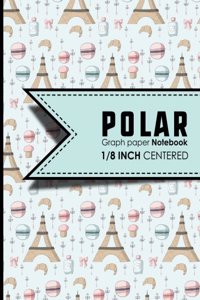 Polar Graph Paper Notebook