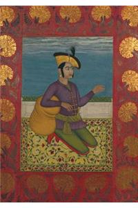 Carnet Ligné Prince Indien À Genoux, Miniature 18e